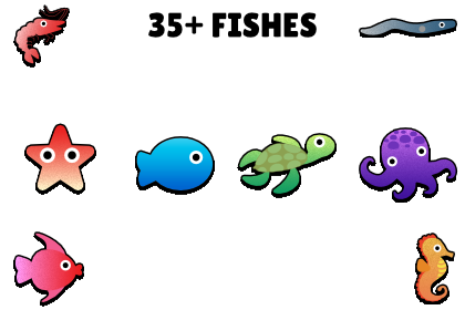 35+ Fishes Pack